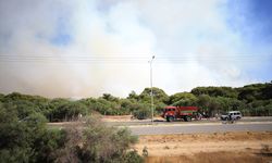 Antalya'da çıkan orman yangınına müdahale ediliyor