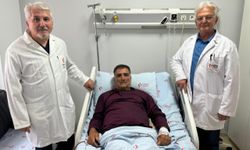 Isparta'da bir kişinin karnından 8 kilogram tümör çıkarıldı