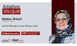 Yazar Hatice Güzel, Kütüphane Söyleşileri’nin Konuğu Olacak!