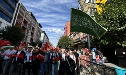 Antalya, Isparta ve Burdur'da İsrail'in Filistin'e yönelik saldırıları protesto edildi