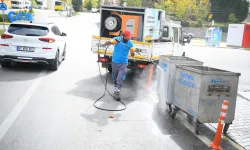 Çayırova'da çöp konteynerlerine yerinde temizlik