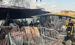 Hatay'da hurdacı dükkanında çıkan yangın söndürüldü