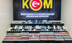 Adana'da tırda kaçak 100 cep telefonu ele geçirildi