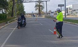 Antalya'da motosiklet denetimi yapıldı