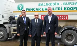 Bursa Karacabey Üretim ve İşletme Kooperatifi’ne 'Pancar Ekiciler'den destek