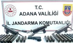 Adana'da iş yerlerinde silah ele geçirilen 2 şüpheli yakalandı