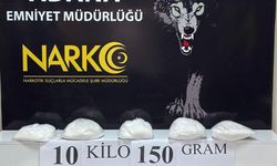 Adana'da 10 kilo 150 gram metamfetamin ele geçirildi
