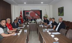 Bozyazı'da orman yangınlarıyla mücadele toplantısı yapıldı