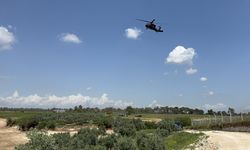 GÜNCELLEME - Adana'da jandarma cayrokopteri araziye sert iniş yaptı