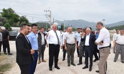Kumluca'da yapımı devam eden yatırımlar incelendi