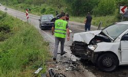 Saimbeyli'de iki otomobilin çarpıştığı kazada 1 kişi yaralandı