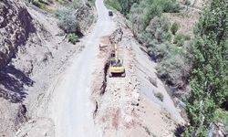 Nurhak’ta Tatlar ve Yeni Mahalle’yi Elbistan Karayolu’na Bağlayan Yol Genişletiliyor