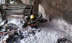 Kahramanmaraş’ta işyeri yangını korkuttu