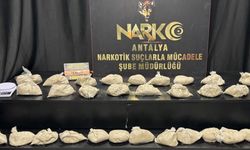 Antalya'da 15 kilo eroin ele geçirildi