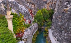 Tohma Kanyonu sonbaharda renk cümbüşüne büründü