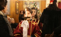 Hatay'da Ortodoks kiliselerinde Noel ayini düzenlendi