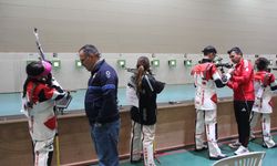 Türkiye Havalı Silahlar 16-18 yaş altı milli takımı Mersin'de kampa girdi