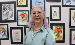 Antalya'da 'Kütüphane Haftası' dolayısıyla karma resim sergisi açıldı