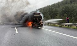 Osmaniye'de tankerde çıkan yangın söndürüldü
