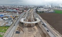 Çevre Yolu Kavşağı Hızla Yükseliyor