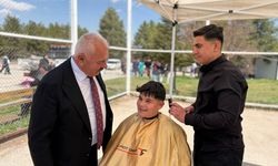 Doğanşehir Belediyesinden çocuklara ücretsiz 23 Nisan tıraşı