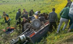 Hatay'da devrilen tarım aracının sürücüsü öldü