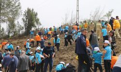 Kozan'da 1500 fidan toprakla buluşturuldu