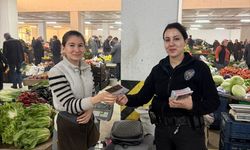 Mersin Bozyazı'da polis ekipleri dolandırıcılık olaylarına karşı bilgilendirme yaptı