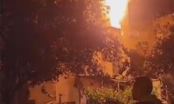 Mersin'de iki katlı evde çıkan yangın hasara yol açtı