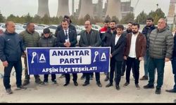 Anahtar Parti Elbistan İlçe Başkanı Özcan’dan Termik Santral Önünde Sert Açıklama