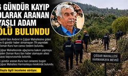 Kahramanmaraş’ta 6 gündür aranıyordu cansız bedeni bulundu