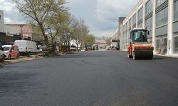 Toptancılar Sitesinde Asfalt Çalışması Sürüyor