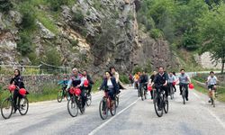 Adana'nın Feke ilçesinde bisiklet turu düzenlendi