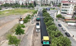 Ahır Dağı Caddesi’nde Asfalt Serimi Başladı