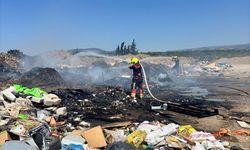 Balıkesir'de çöplük yangını söndürüldü