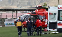 Malatya'da kalp krizi geçiren hasta ambulans helikopterle hastaneye ulaştırıldı