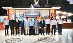 Anamur'da görev yeri değişen hakim ve savcılar için veda programı düzenlendi