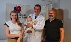 Anne karnında kalp hastalığı teşhis edilen Elif bebek uygulanan tedaviyle sağlığına kavuştu
