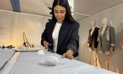 Depremde hasar oluşan tekstil atölyesini yeniden kuran kadın girişimci ihracata başladı