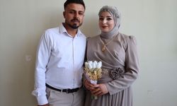 Hatay'da TDV'nin 'İki İnsan Bir Hayat Projesi' kapsamında genç çift dünyaevine girdi