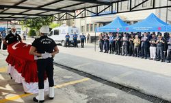 Mersin'de kalp krizi sonucu vefat eden bekçi için tören düzenlendi