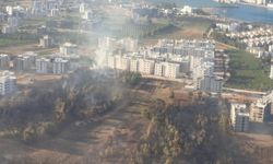 Mersin'in Silifke ilçesinde otluk alanda çıkan yangın kontrol altına alındı