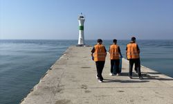 Manavgat'ta hükümlüler çevre temizliğine katıldı