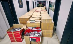 Mersin'de asansör firmasında 2 milyon 296 bin 336 sentetik ecza hapı ele geçirildi