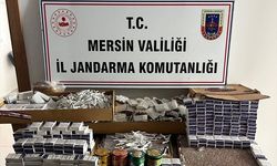 Mersin'de bir evde 32 bin 120 makaron ele geçirildi