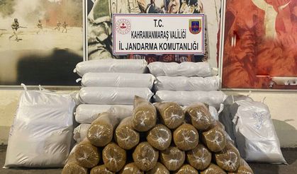 Kahramanmaraş'ta 6 Ton Kaçak  Tütün Ele Geçirildi