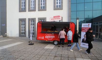 Sınav Haftasında Gençlere 'Sıcak' İkram…