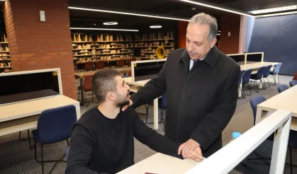 Kayseri Talas kütüphaneleri dolup taşıyor