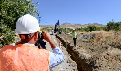 Malatya'da Hacıyusuflar'a yeni kanalizasyon hattı