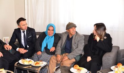 Adana'da şehit polis memuru Mustafa Akgül'ün ailesine ev hediye edildi